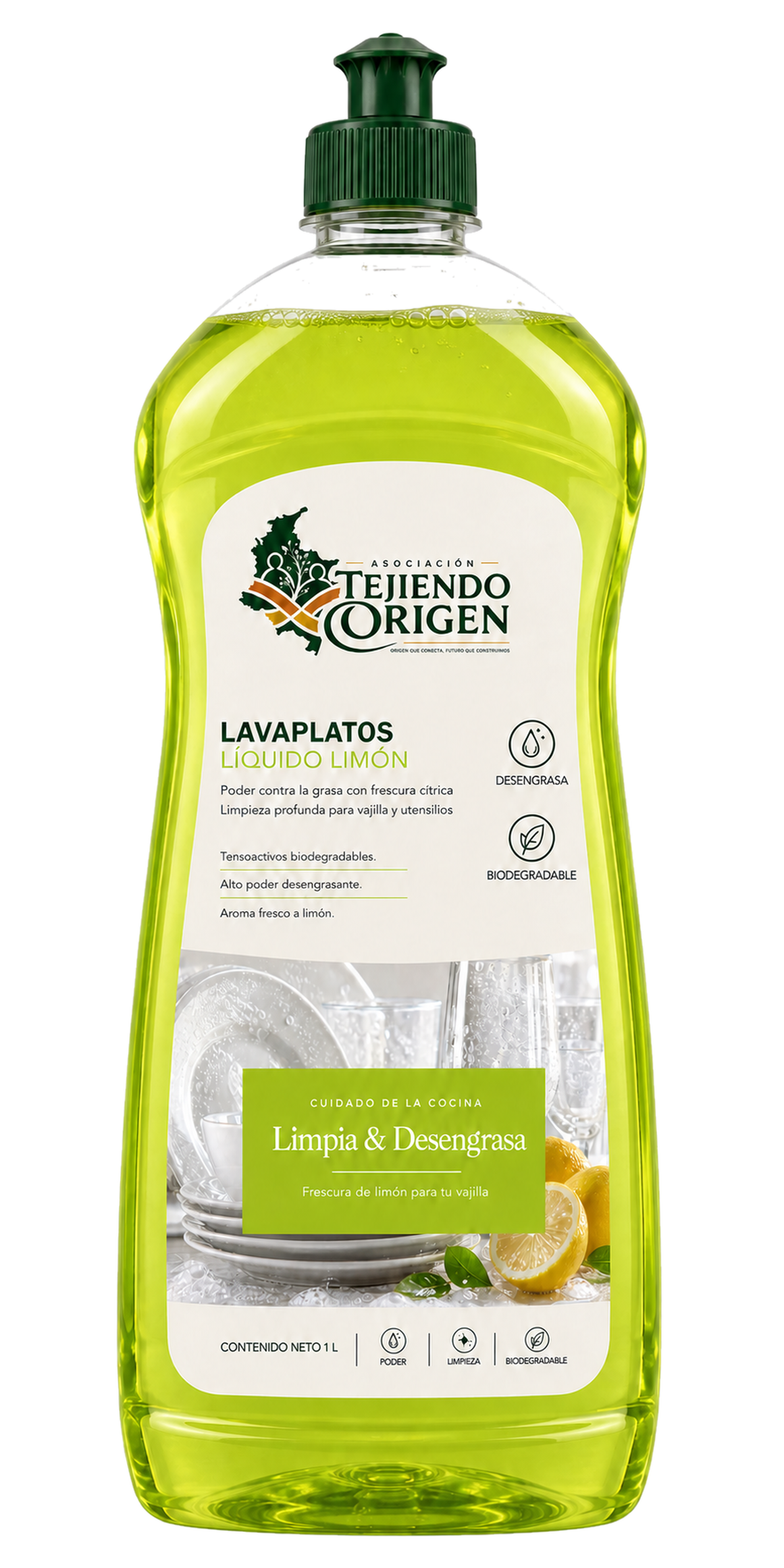 Lavaplatos Líquido Limón