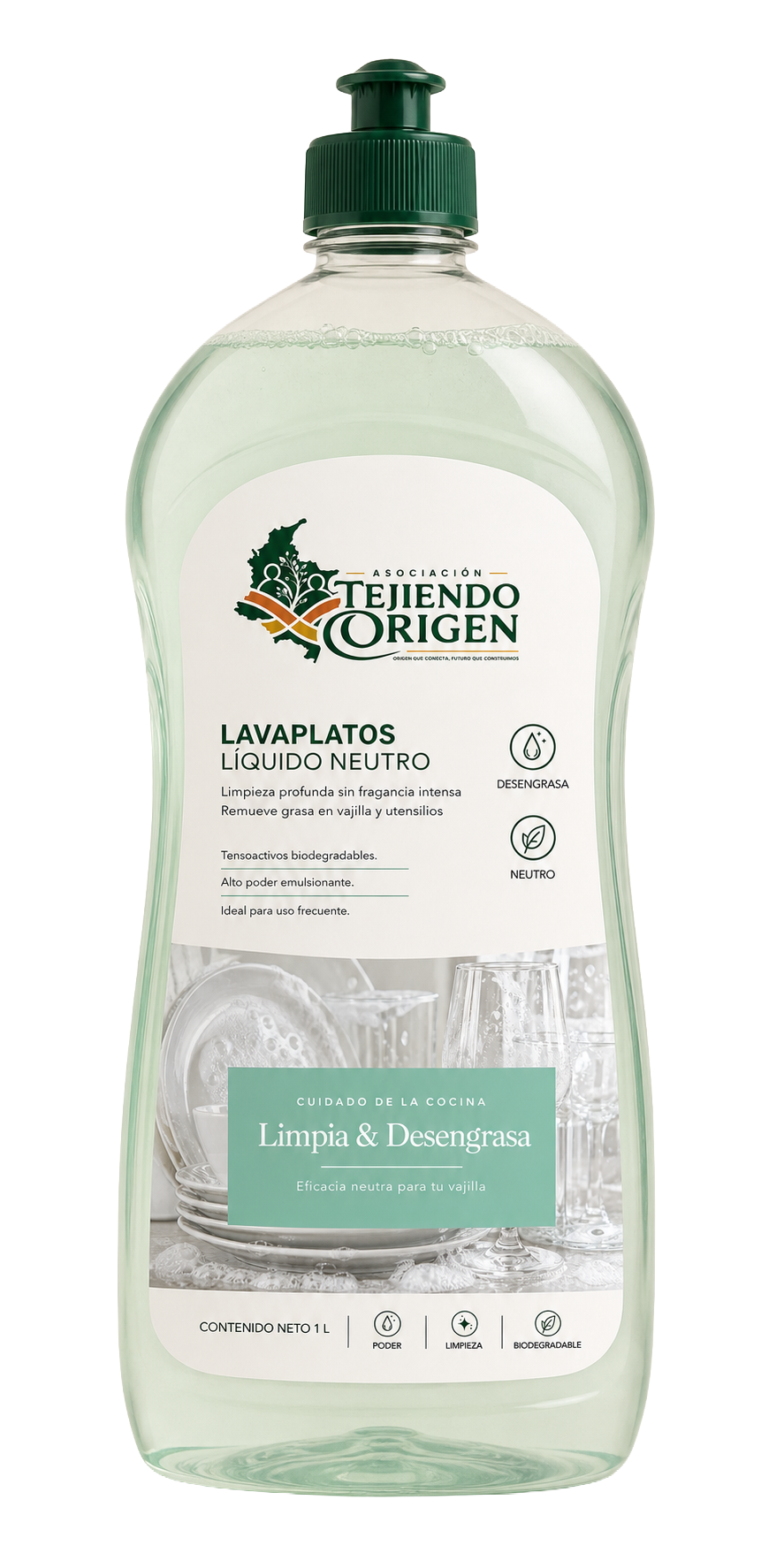 Lavaplatos Líquido Neutro